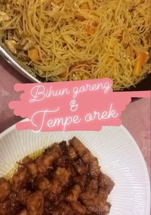 Foto resep Bihun Goreng & Tempe Orek