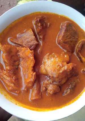 A picture of How to make ogbono soup.