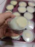 Puding cokelat vla vanila pondan
