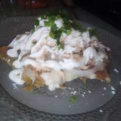 Una foto de Chilaquiles verdes