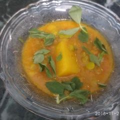 A picture of Potato and peas veg.