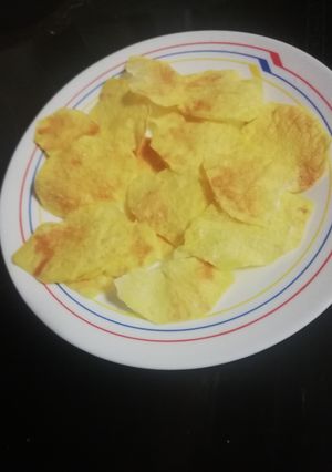 Una foto de Patatas chips al microondas