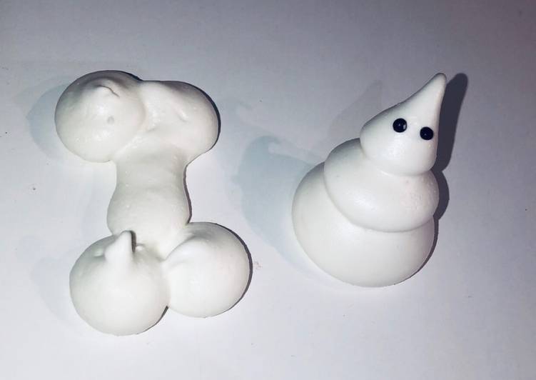 Meringues d Halloween - Os et Fant么mes 馃懟馃Υ