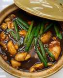 Chinese : Đùi gà lóc xương nấu dầu mè (Sesame oil chicken)