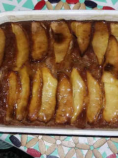 Una foto de Bizcocho integral de manzana y canela