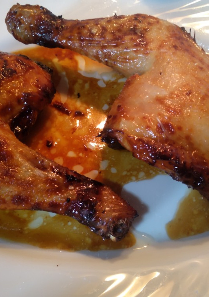 Una foto de Muslos de pollo a la miel y salsa Ponzu en freidora COSORI 5,5L
