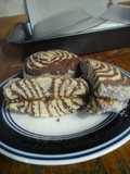 Alfajores de maicena con forma de espiral