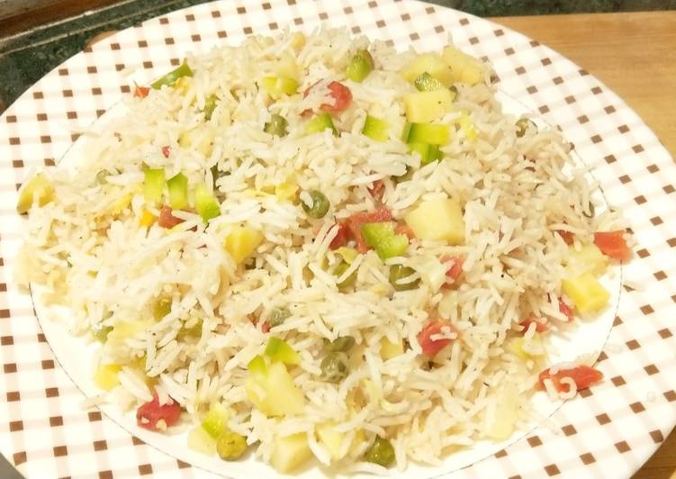 Vegetable fried rice #cookpadapp