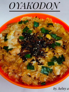 Foto resep OYAKODON|Rice Bowl Chicken Egg