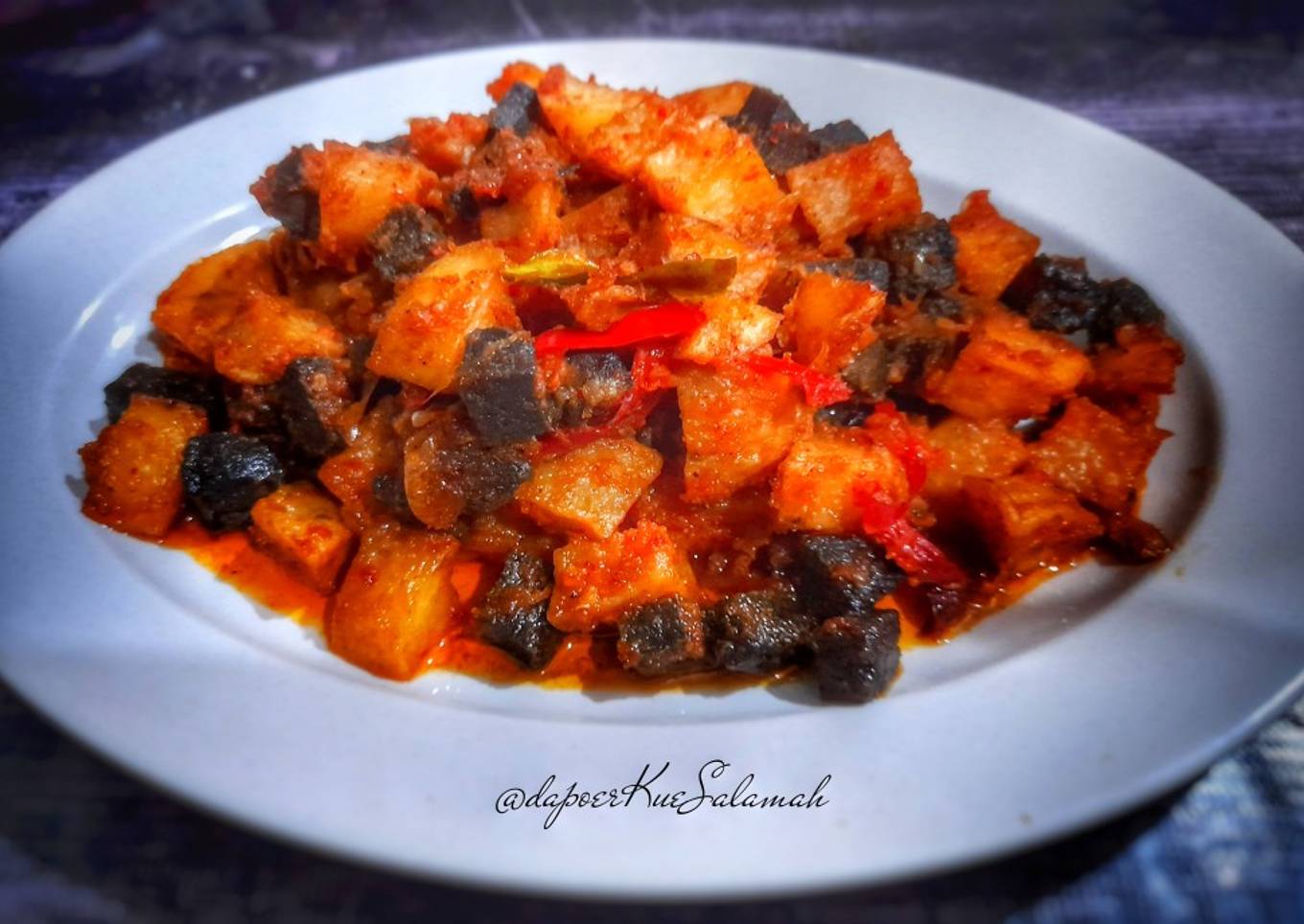 Sambel Goreng Kentang Ati (Tanpa Santan)
