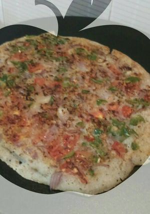 A picture of # Tiffin box # Rava uttapam.