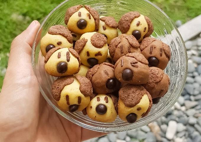 Resep 15.Doggie cookies🐶🍪 No Oven, No Mixer Anti Gagal