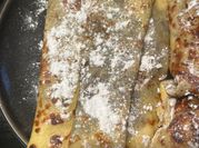 Una foto de relleno para crepes salados