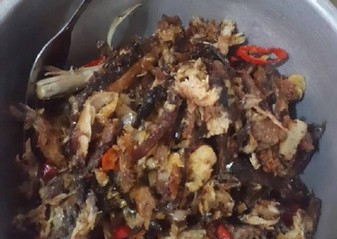 Pindang sambel embe seadanya