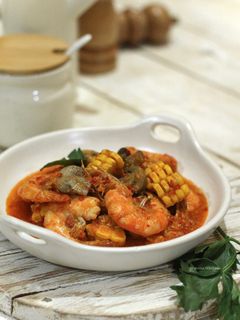 Foto resep Udang Saus Padang