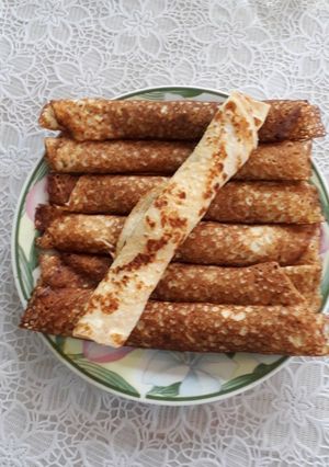 Una foto de Panqueques de dulce de leche