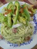 Spaghetti al cilantro