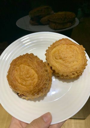 Hình của món Bánh Patechaux bằng NCKD.