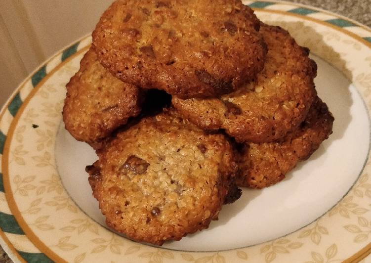 Recipe of Award-winning Tahini chocolate chip cookies