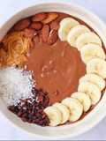 สมูทตี้เนยถั่ว เฮลตี้ : Peanut Butter Smoothie Bowl