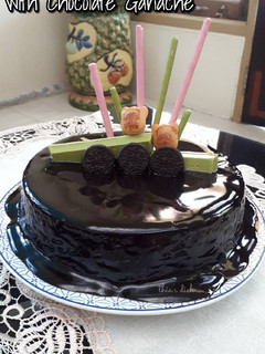Foto resep Oreo Cake with Chocolate Ganache