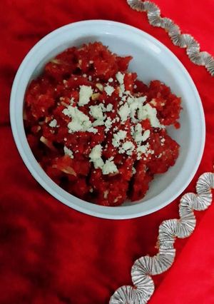 A picture of Gajar Ka Halwa!.