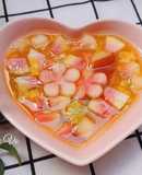 Cocktail ổi hồng, cam và mận