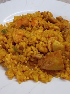 Una foto de Paella sencilla