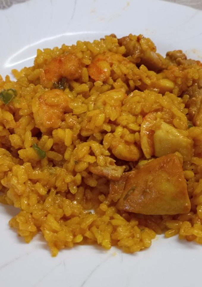 Una foto de Paella sencilla