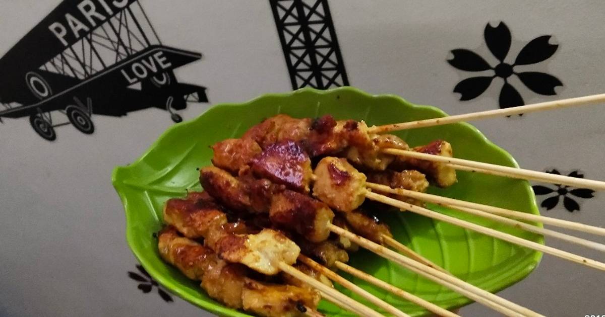 Resep Sate Ayam Teflon oleh Nova Sumayya - Cookpad