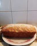 Budín de manzana y Coco con pasas de uva