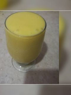 صورة لوصفة عصير مانجو بالحليب 😋😋😋😋😋