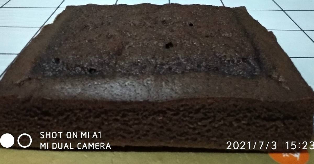 Resep Brownies 2 Telur Brownies Kukus 2 Telur oleh Trifena Kristiani