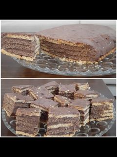 عکسی از دستور کیک بیسکوییت