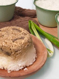 Foto resep Nasi Tim Ayam Sederhana (Resep Praktis / Easy Step)