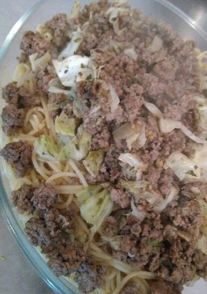 Una foto de Spaguetis al repollo