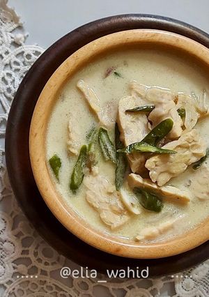 Foto resep Jangan Lombok (Tempe Santan Cabai Hijau)