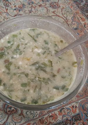 عکسی از دستور آش ماست