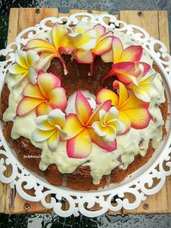 Foto resep Banana butter cake with cheese frosting