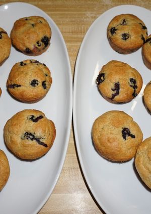 A picture of Blueberry Muffins.