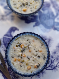 عکسی از دستور آش دوغ با اسفناج