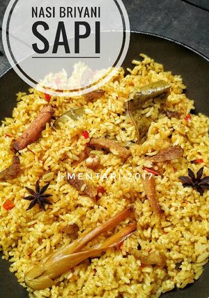 Foto resep Nasi Briyani Sapi