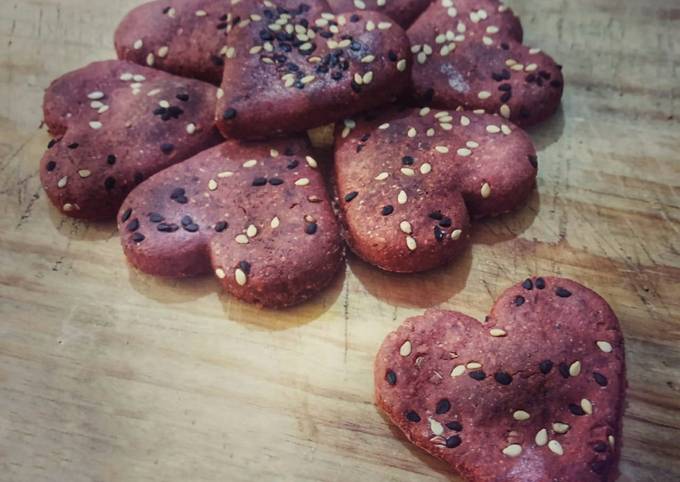 Recipe of Super Quick Beetroot Cookies