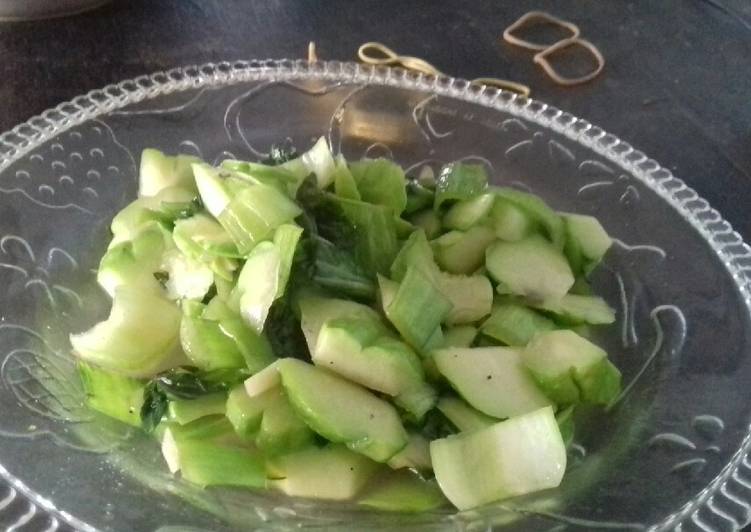Resep Tumis pakcoy mix labu siam, Lezat Sekali