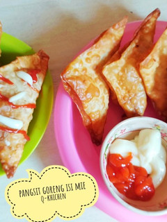 Foto resep Pangsit goreng isi mie