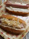Panchos con papitas fritas