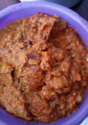 A picture of Roasted tomatoes puree.