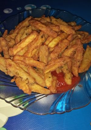 Foto resep Kentang Goreng Tepung ala rumahan