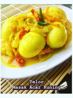 Foto resep 110. Telor Masak Acar Kuning
