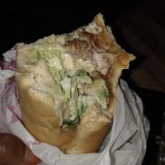 A picture of Bread shawarma.